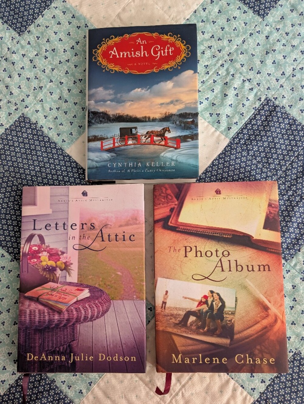 " Photo Album" , "Letttes In The Attic"-Annies Attic Mysyteries. An Amish Gift."